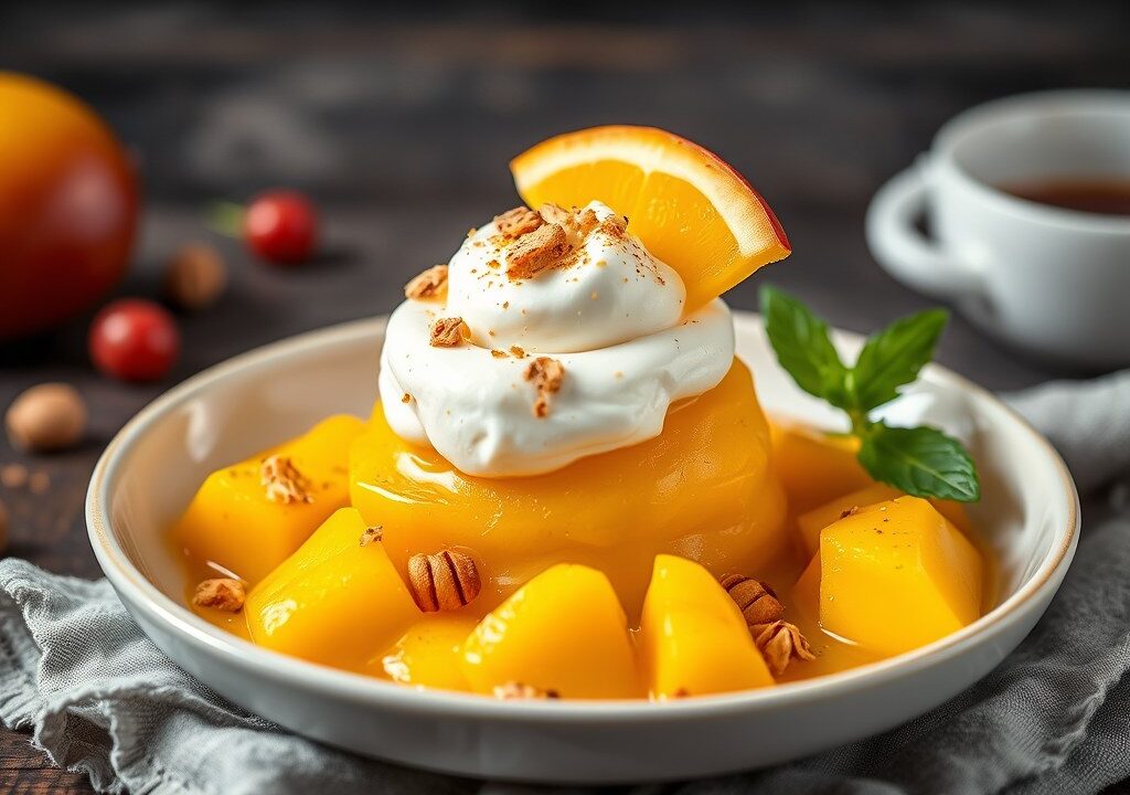 Mango tango, AI-gegenereerde illustratie