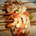Marinade met knoflook dille en citroen voor gamba’s
