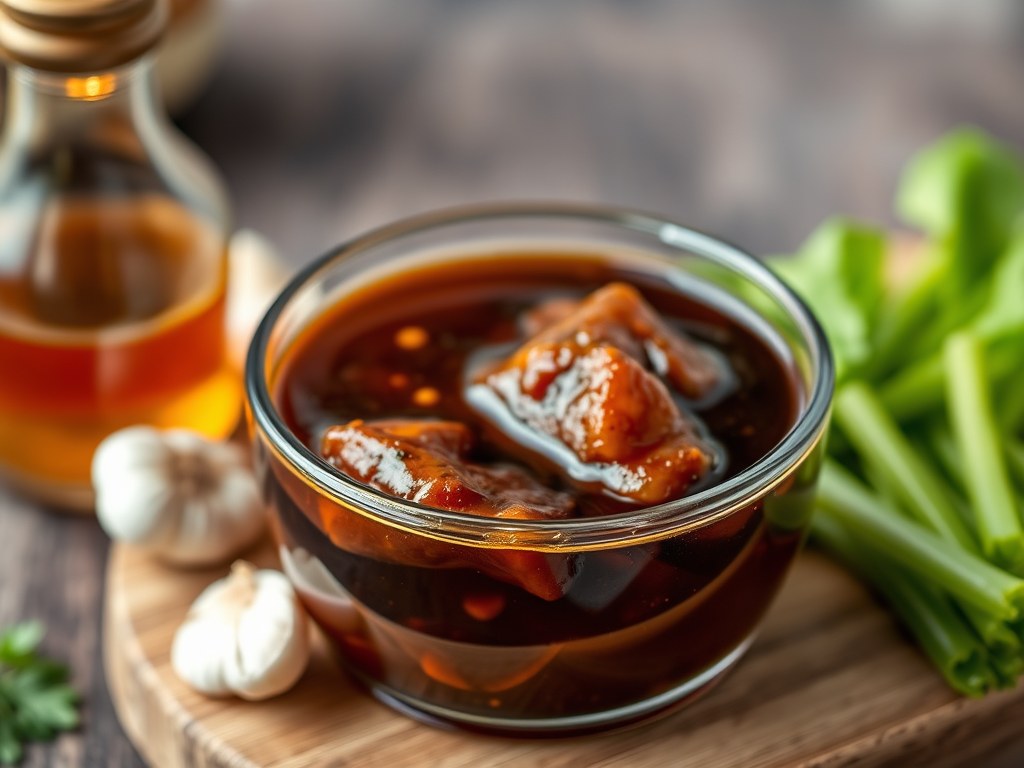 Marinade voor Sate, AI-gegenereerde illustratie