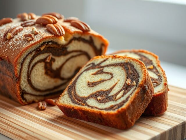 Marmercake met pecannoten en kardemom