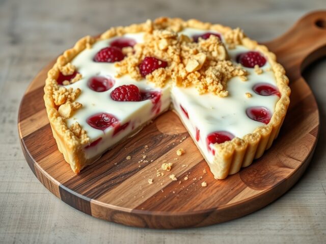 Mascarpone-kruimeltaart