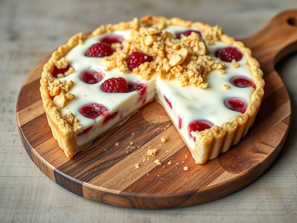 Mascarpone-kruimeltaart, AI-gegenereerde illustratie
