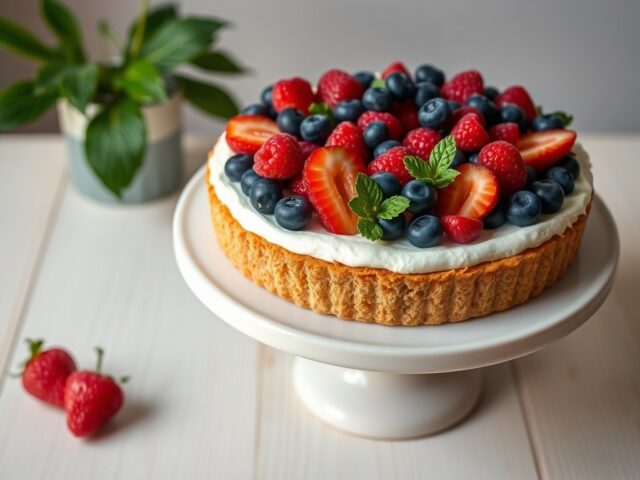 Mascarpone Vruchtentaart (Snelrecept)