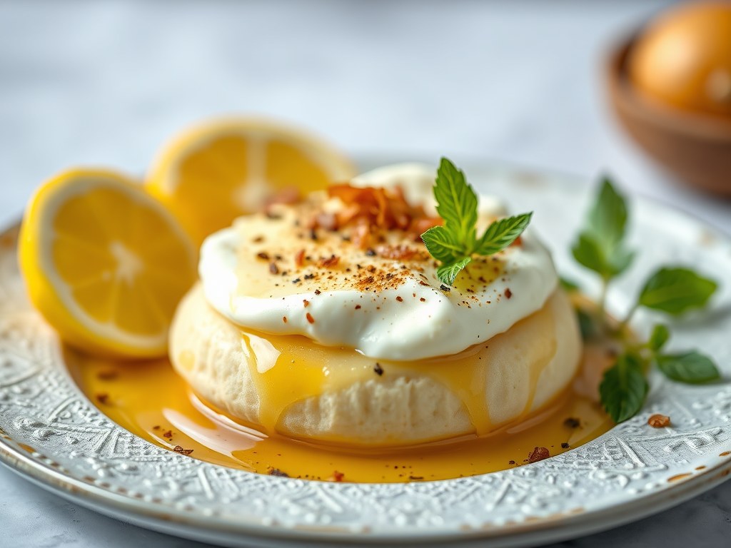 Mascarponebeker (coppa di mascarpone), AI-gegenereerde illustratie