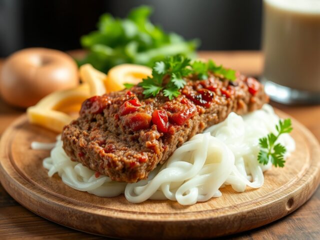 Meatloaf — AI-gegenereerde illustratie