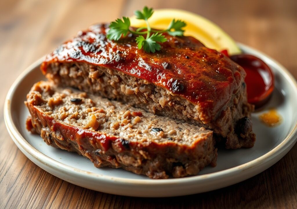 Meatloaf — AI-gegenereerde illustratie
