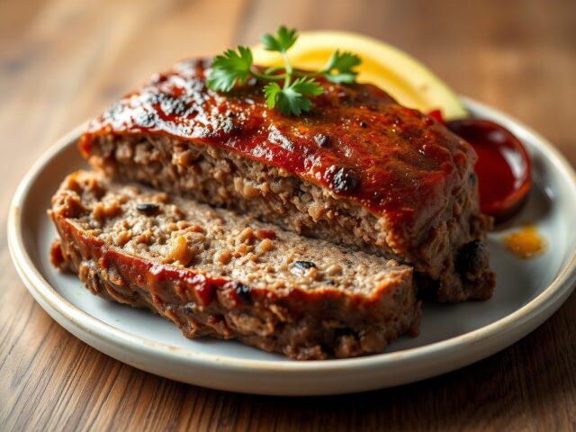 Meatloaf — AI-gegenereerde illustratie
