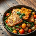 Mediterraanse filets met sperciebonen roerbakschotel