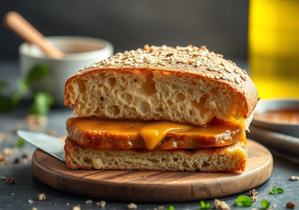 Meergranenbrood, AI-gegenereerde illustratie