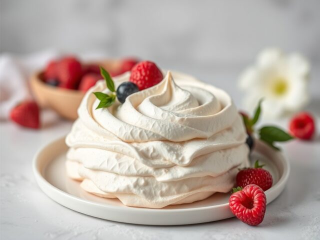 Meringue — AI-gegenereerde illustratie
