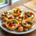 Met brie gevulde tartaartjes