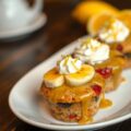 Met sabayon gegratineerde muffins