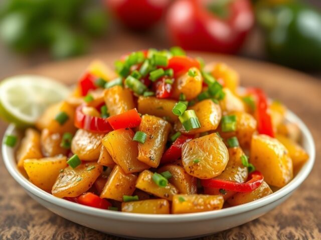 Mexicaanse aardappelschotel