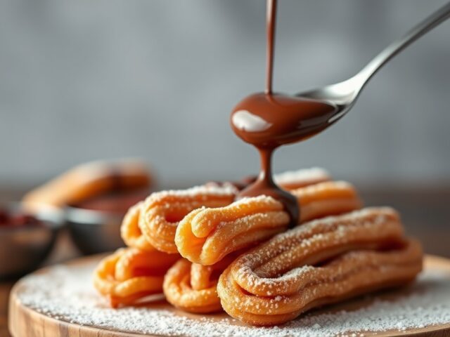 Mexicaanse Churros con chocolate