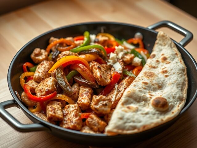 Mexicaanse groenteschotel met kip