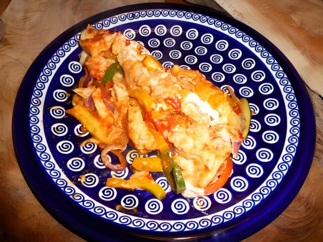 Mexicaanse kip enchiladas