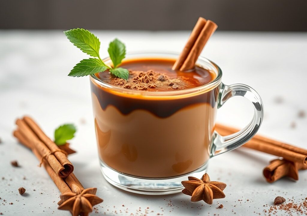 Mexicaanse koffie, AI-gegenereerde illustratie
