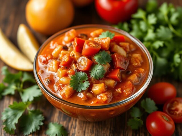 Mexicaanse maaltijdsalade — AI-gegenereerde illustratie