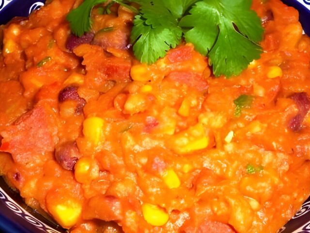 Mexicaanse stamppot met Chorizo