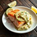 Mexicaanse zalm met avocadoboter