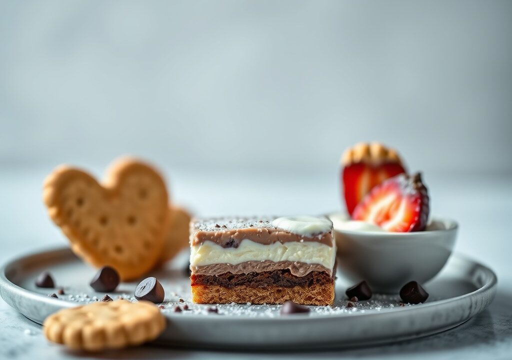 Milka Philadelphia Cappuccinotaart, AI-gegenereerde illustratie