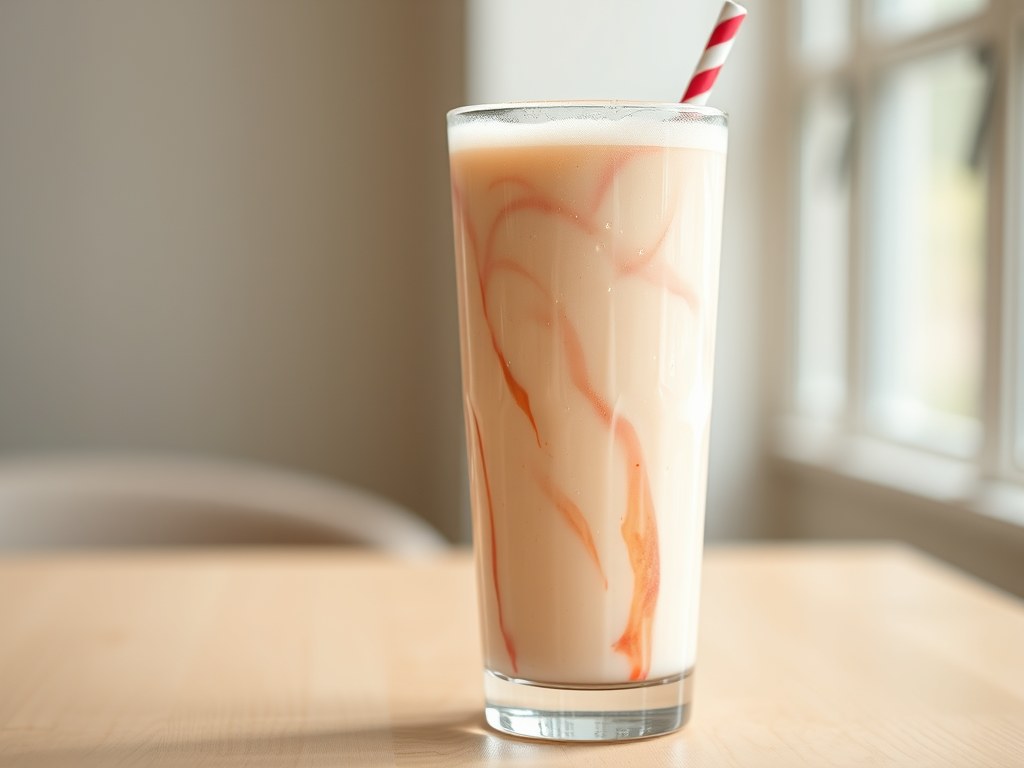 Milkshake, AI-gegenereerde illustratie