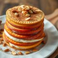 Millefeuille de camembert aux pommes