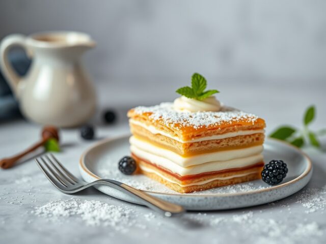 Millefeuille á la créme Patissiére