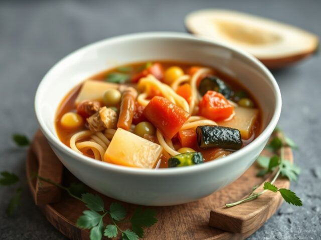 Minestrone met pasta
