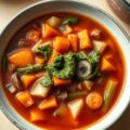 Minestrone met pesto