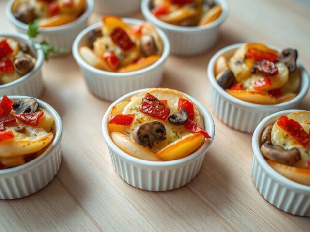 Mini aardappelschoteltjes