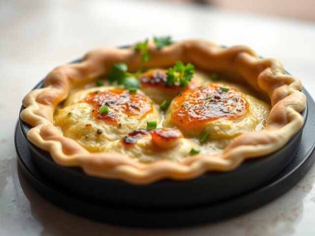 Mini-beghrir Marokkaanse pannenkoek met gaatjes — AI-gegenereerde illustratie