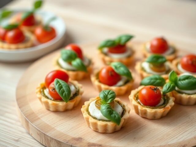 Mini geitenkaastaartjes