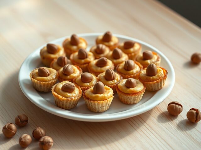 Mini-hazelnootcakejes