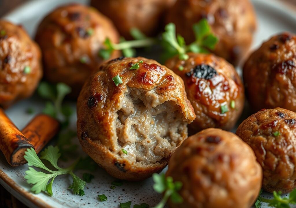 Mini kofte, AI-gegenereerde illustratie