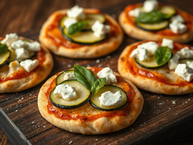Mini pizza’s met 2 kazen
