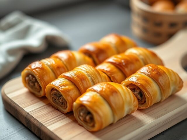 mini saucijzenbroodjes