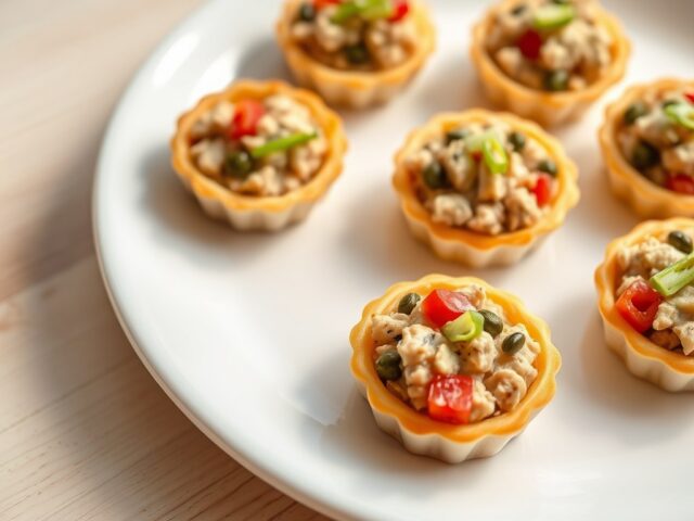 Mini tonijntaartjes