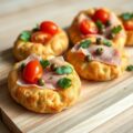 Minifocaccia’s met ham