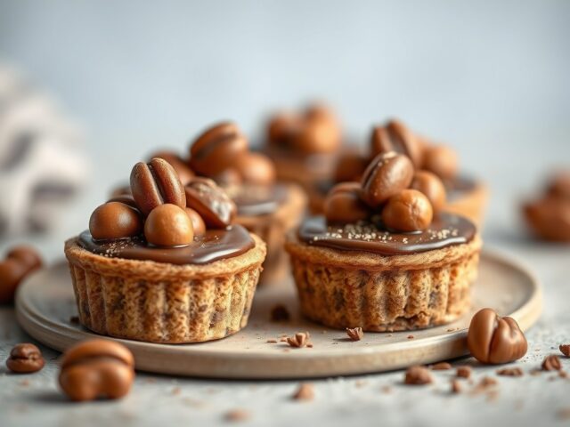 Minihazelnoot-chocoladetaartjes