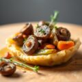 Minipasteitje met Prei en Champignons