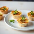 Miniquiches met paling