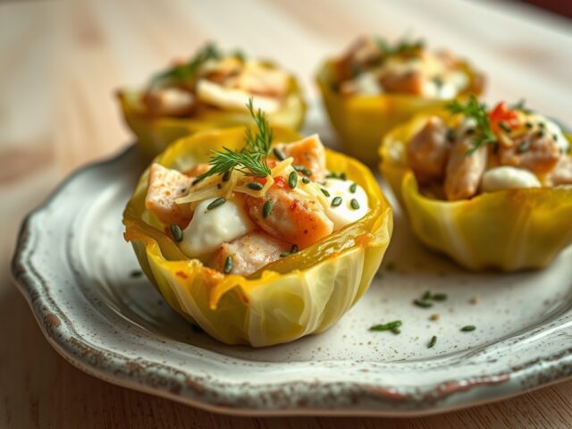 Minisavooitjes met forel