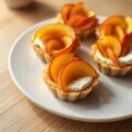 Minitaartjes met nectarines