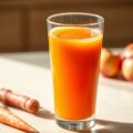 Mix van wortel en appelsap, met een vleugje gember