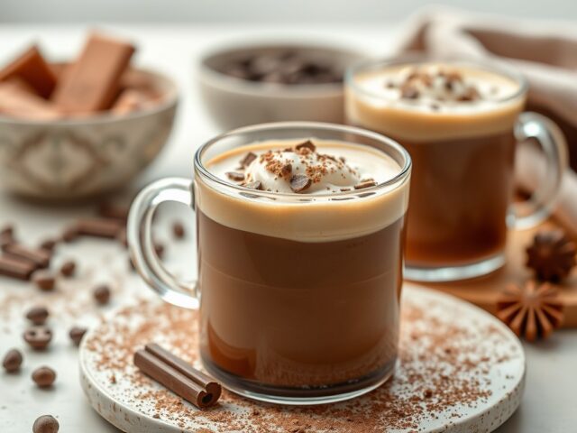 Mocha vienna koffie