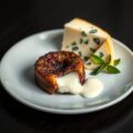 Moelleux met truffelaardappelen en blauwe kaas