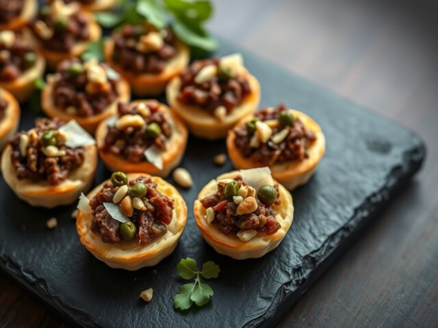 Mondvermaakje tapenade van rundvlees