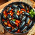 Mosselen met een Italiaans tintje