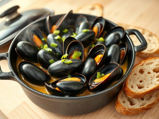 Mosselpotje met brood
